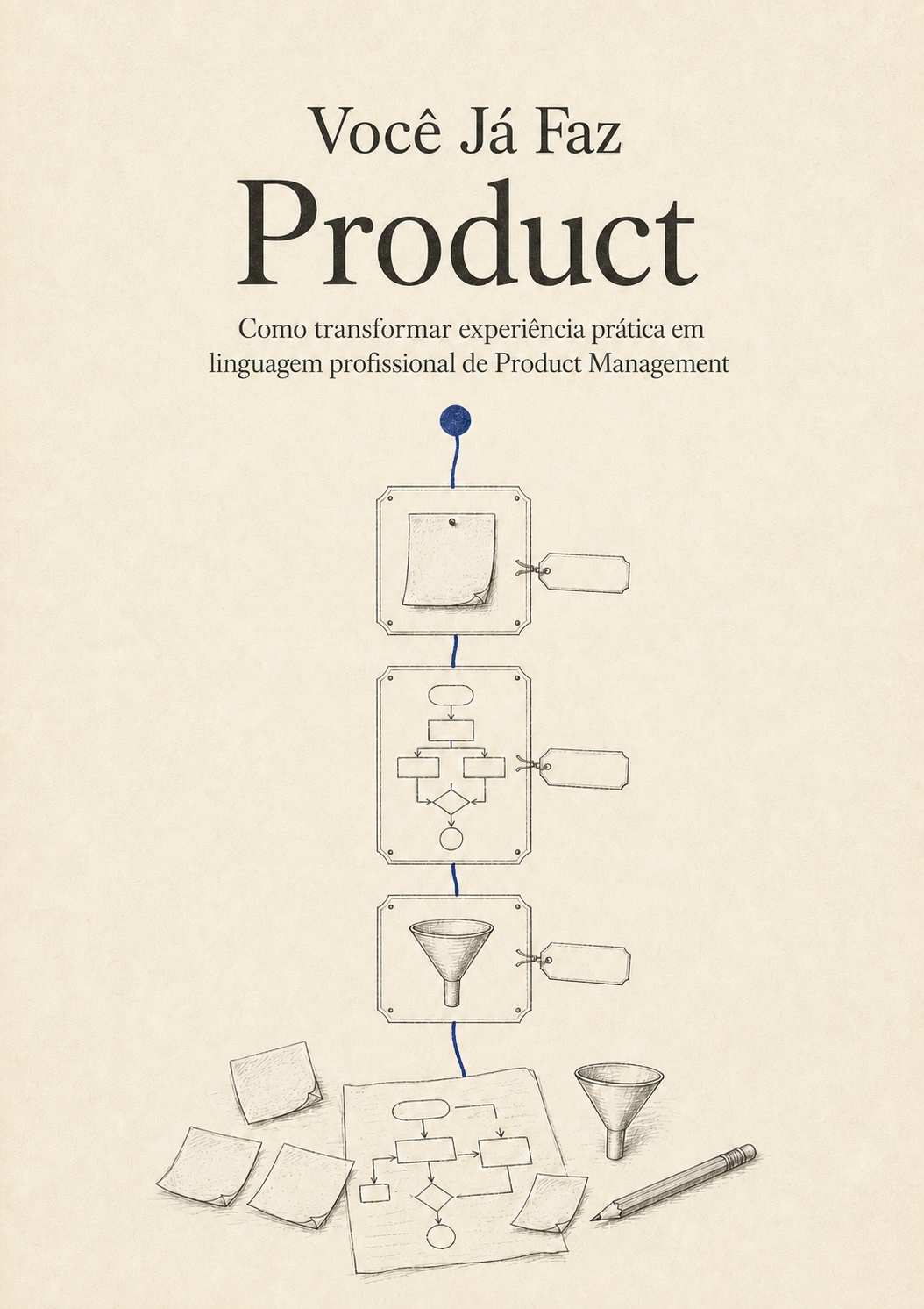 Capa do livro Você Já Faz Product: Como transformar experiência prática em linguagem profissional de Product Management